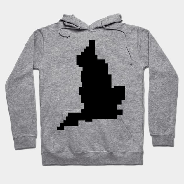 England Pixel Hoodie by ArtbyCorey